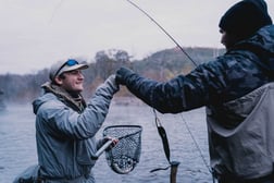 Fishing in Broken Bow, Oklahoma