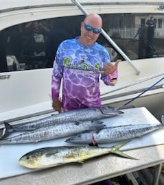 Skipjack Tuna Fishing in Pompano Beach, Florida