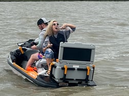 Blue Catfish Fishing in Etoile, Texas