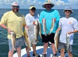 Flounder, Redfish, Speckled Trout / Spotted Seatrout fishing in South Padre Island, Texas