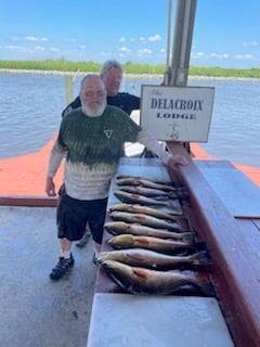 Fishing in Delacroix, Louisiana