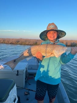 Redfish fishing in Port O'Connor, Texas