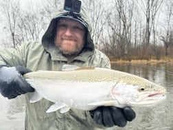 Fishing in Big Rapids, Michigan