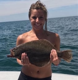 Flounder Fishing in Freeport, New York, USA