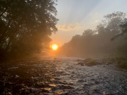 Fishing in Broken Bow, Oklahoma