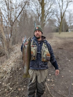 Rainbow Trout Fishing in Washburn, Wisconsin