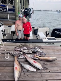 Redfish, Sheepshead, Speckled Trout Fishing in Galveston, Texas