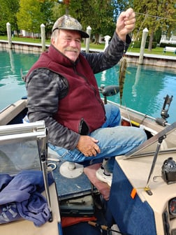 Fishing in Port Sanilac, Michigan