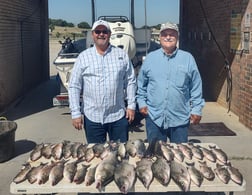 Hybrid Striped Bass, Striped Bass fishing in Runaway Bay, Texas