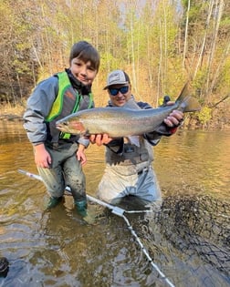 Rainbow Trout Fishing in Big Rapids, Michigan