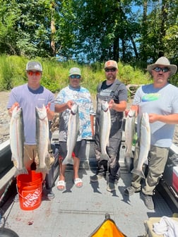 Steelhead fishing in Toledo, Washington