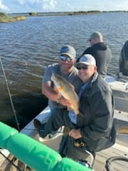 Black Drum, Redfish, Speckled Trout Fishing in Delacroix, Louisiana