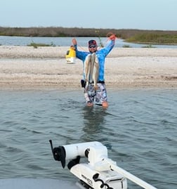 Redfish fishing in Port O'Connor, Texas