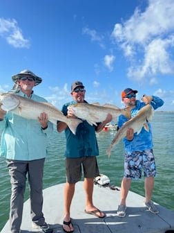 Redfish fishing in Port O'Connor, Texas