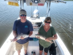 Redfish fishing in Beaufort, North Carolina