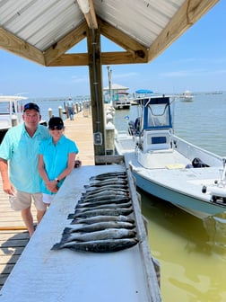 Speckled Trout / Spotted Seatrout fishing in Dauphin Island, Alabama