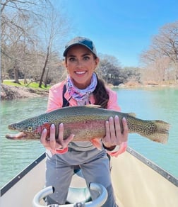 Rainbow Trout Fishing in New Braunfels, Texas