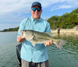 Striped Bass Fishing in Graford, Texas