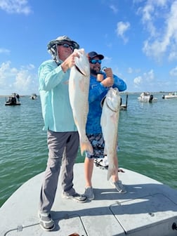 Redfish fishing in Port O'Connor, Texas