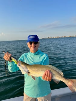 Speckled Trout / Spotted Seatrout fishing in Galveston, Texas