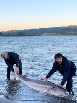 Sturgeon Fishing in Garibaldi, Oregon