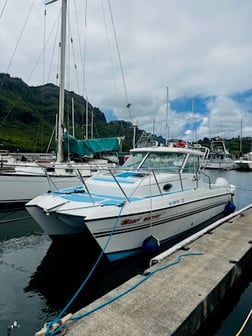 Fishing in Kapaʻa, Hawaii