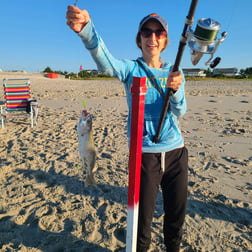 Flounder fishing in Stone Harbor, New Jersey