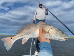 Redfish fishing in Beaufort, North Carolina