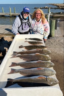 Flounder, Redfish, Speckled Trout / Spotted Seatrout Fishing in Galveston, Texas