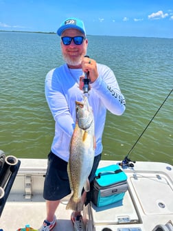 Flounder, Redfish, Speckled Trout Fishing in Galveston, Texas