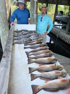 Fishing in Delacroix, Louisiana