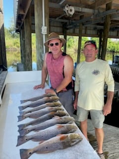 Fishing in Delacroix, Louisiana