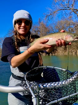 Rainbow Trout Fishing in New Braunfels, Texas