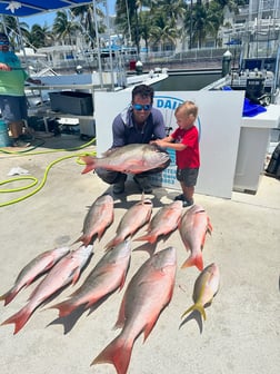 Mutton Snapper, Yellowtail Snapper Fishing in Key West, Florida