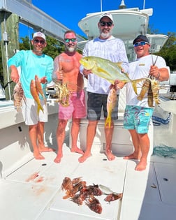 Rainbow Runner, Yellowtail Amberjack Fishing in Islamorada, Florida