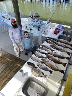 Flounder, Redfish, Sheepshead fishing in Key Largo, Florida