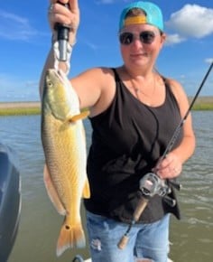 Redfish fishing in Galveston, Texas