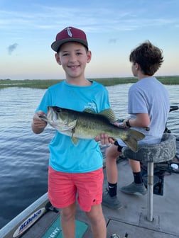 Largemouth Bass fishing in Lake Okeechobee, Florida