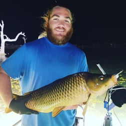 Carp fishing in Waco, Texas