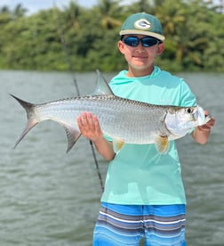 Tarpon fishing in San Juan, Puerto Rico