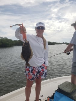 Redfish fishing in New Smyrna Beach, Florida