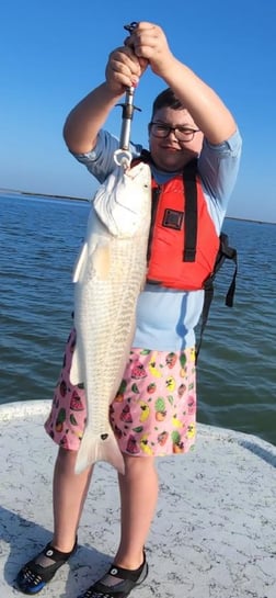 Redfish fishing in Port Isabel, Texas