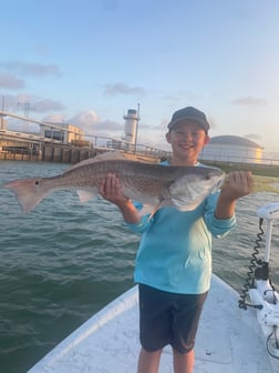 Redfish fishing in Ingleside, Texas