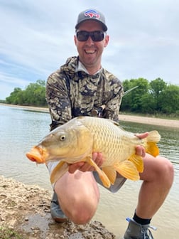 Carp fishing in Granbury, Texas