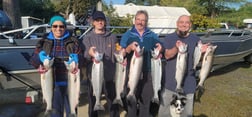 Coho Salmon Fishing in Montesano, Washington