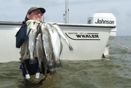 Speckled Trout Fishing in Galveston, Texas