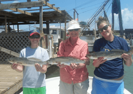 Speckled Trout Fishing in Riviera Beach, Texas