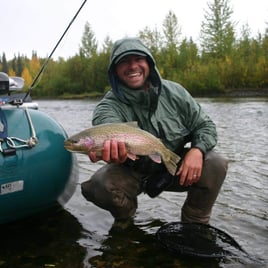 Rainbow Trout Fishing in Talkeetna, Alaska