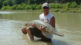 Alligator Gar Fishing in Corsicana, Texas