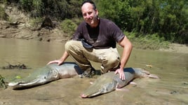 Alligator Gar Fishing in Corsicana, Texas